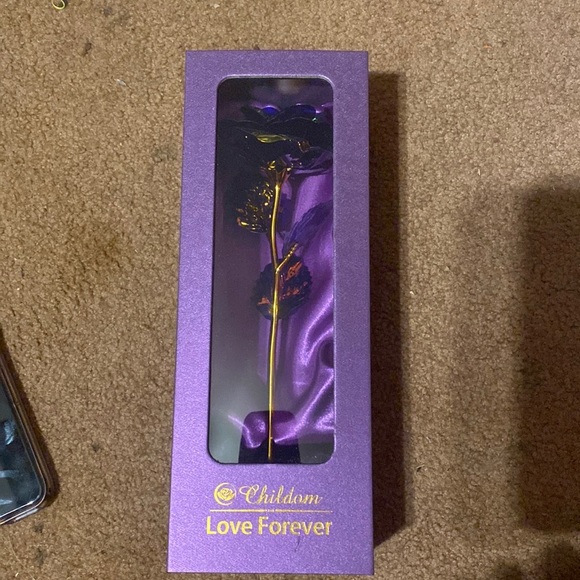 childom | Other | Childom Love Forever Rose Purple And Gold Brand New ...